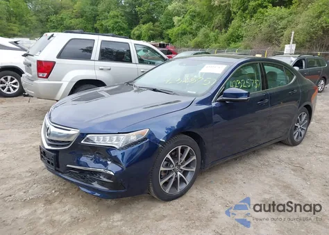 2015 Acura Tlx V6 Tech z USA, uszkodzony, nr VIN 19UUB2F50FA009957